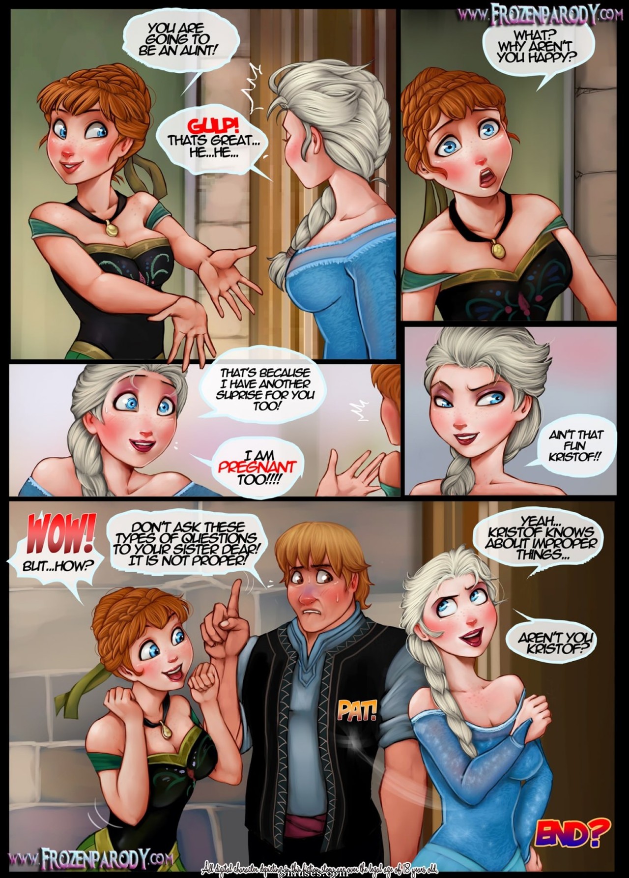 Порно Комиксы Холодное Сердце Эльза И Анна