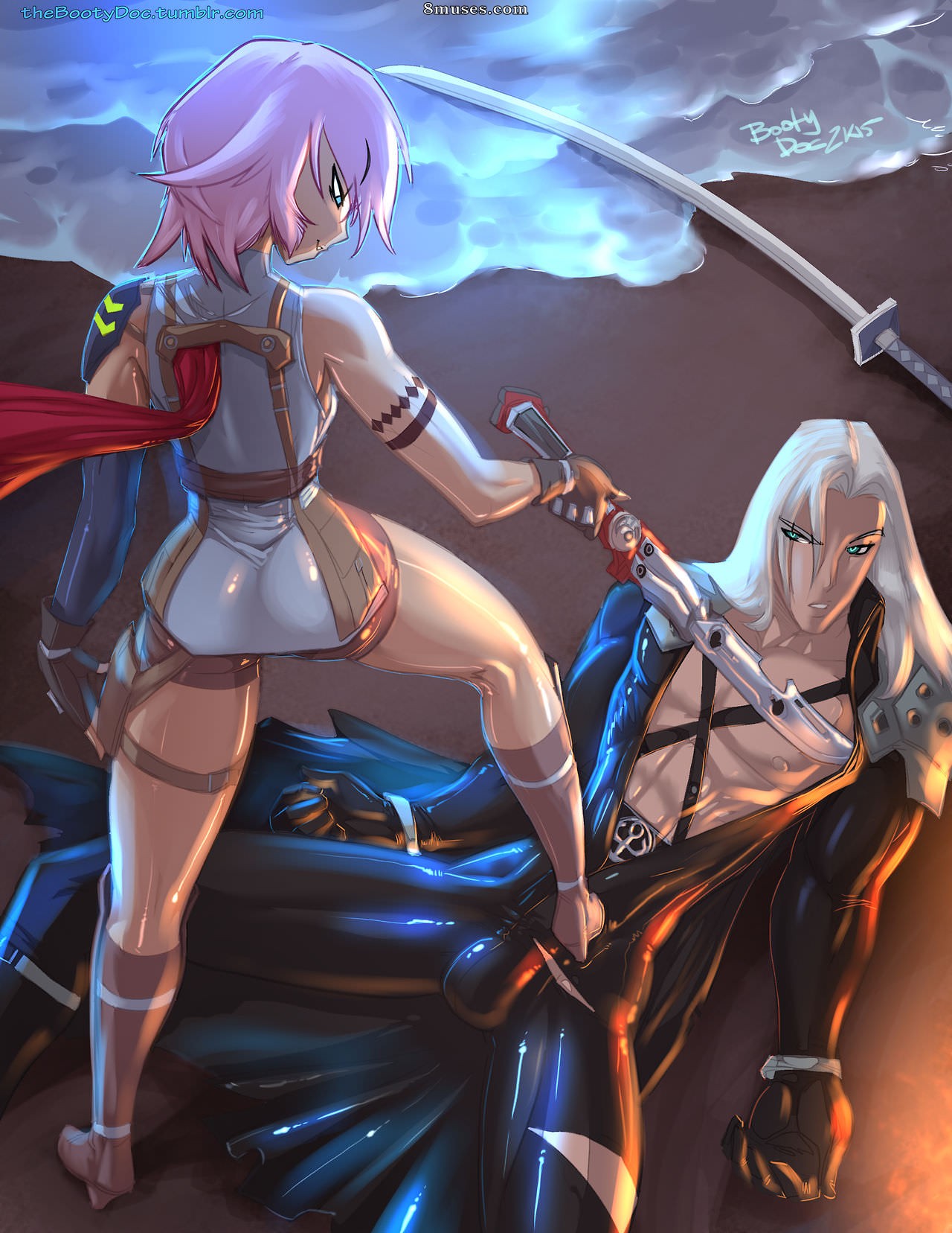 Fred Perry Comics_Lightning Vs Sephiroth