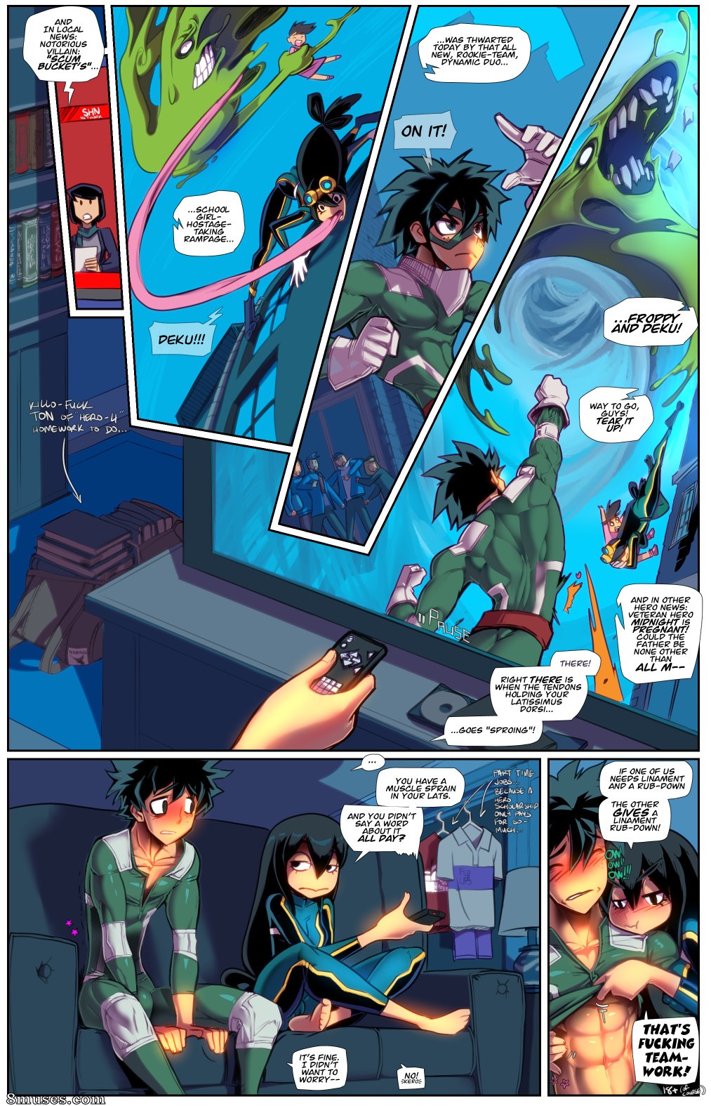 Fred Perry Comics_My Hero Academia Teamwork