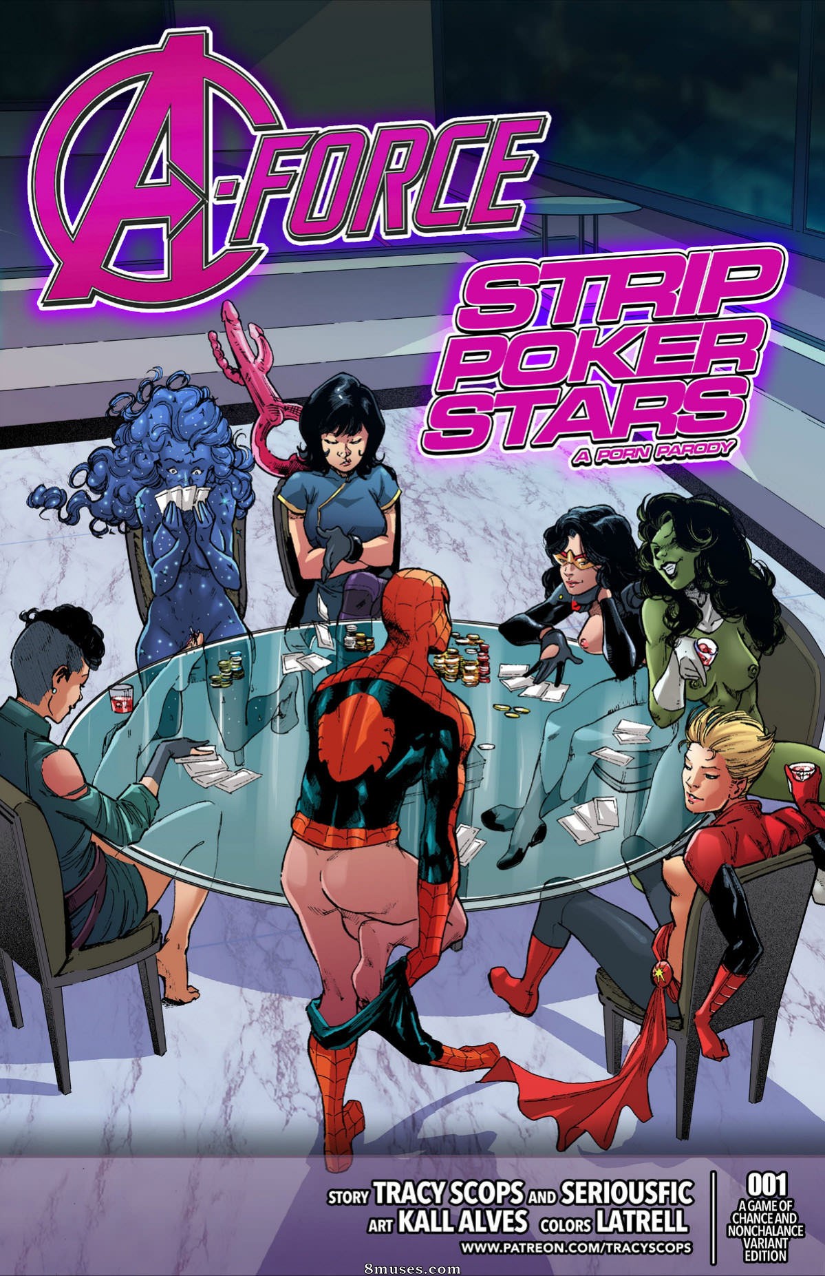 Tracy Scops Comics_A Force Strip Poker Stars
