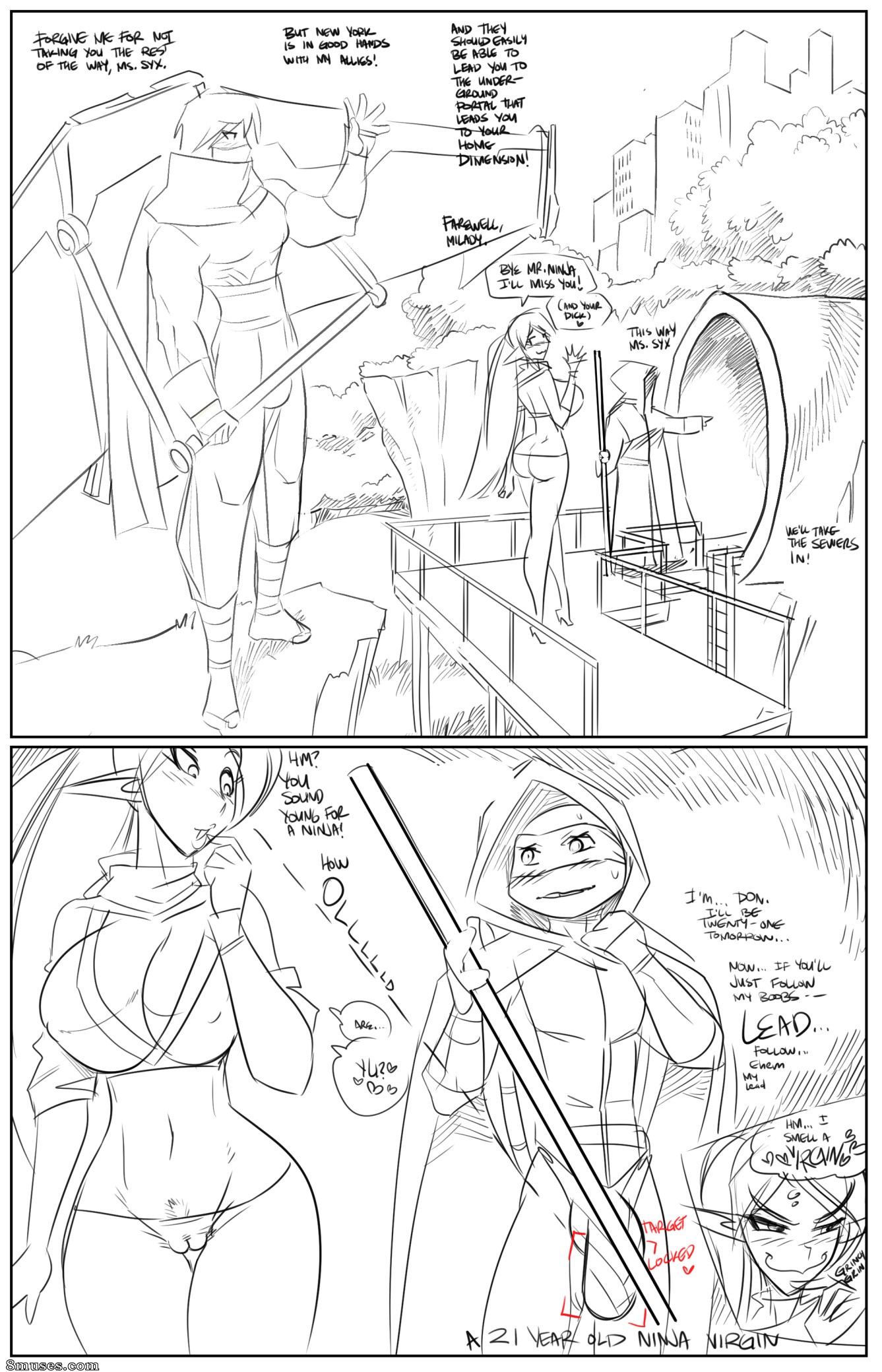 Fred Perry Comics_Syx Ninja Go