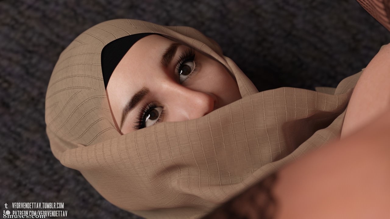 Hijab 3DX - LoseKorntrol - Bahar Gangbang - Page 6