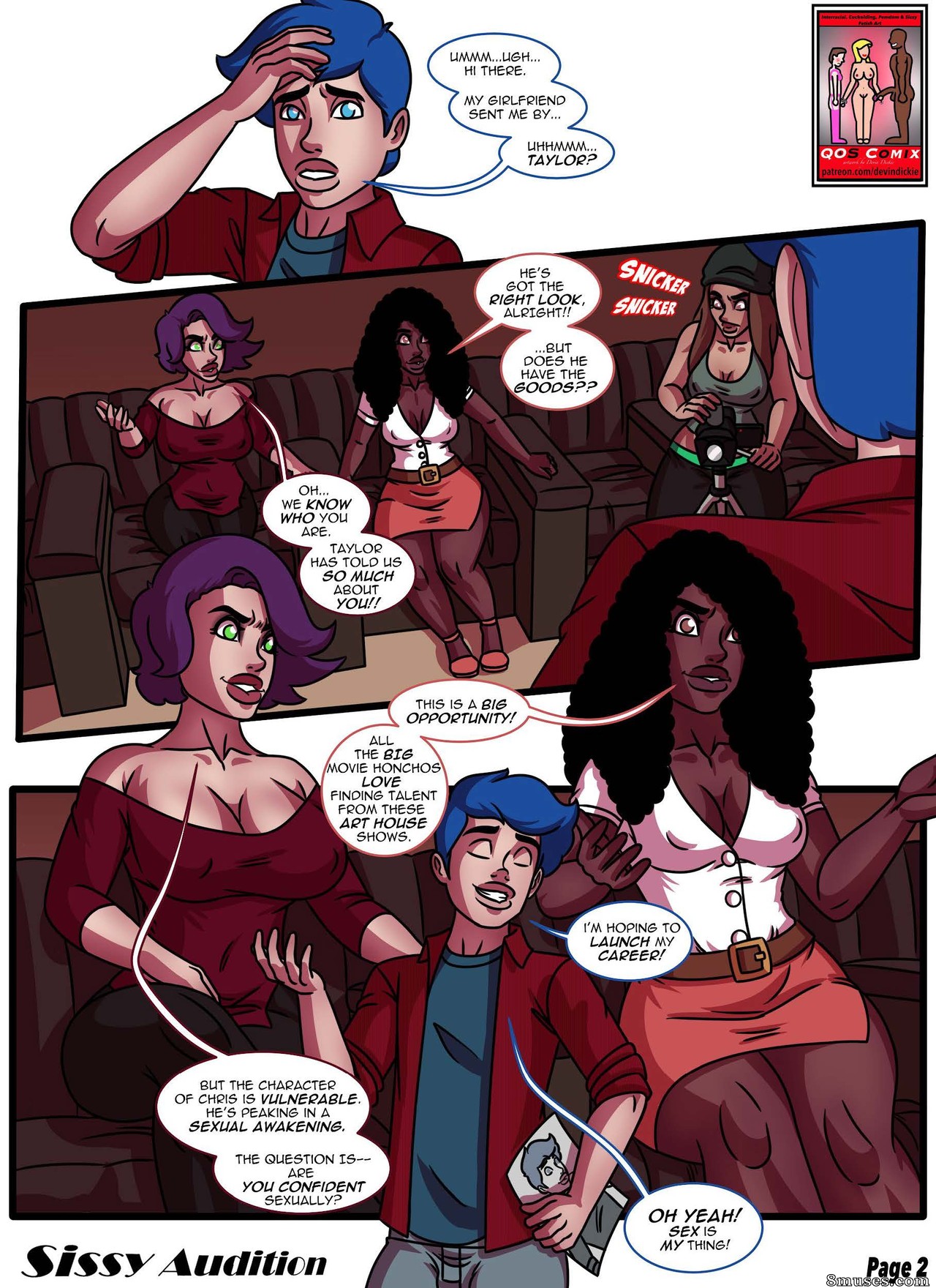 Devin Dickie Comics - Sissy Audition - Page 3