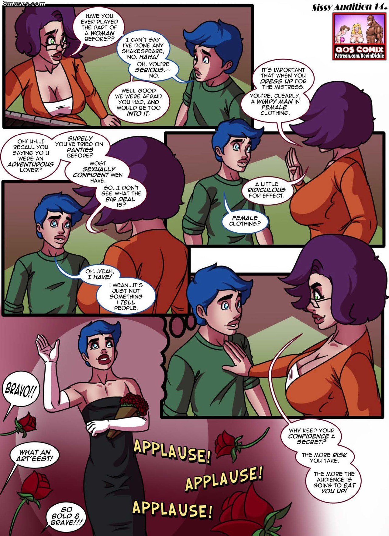 Devin Dickie Comics - Audição sissy - Página 15