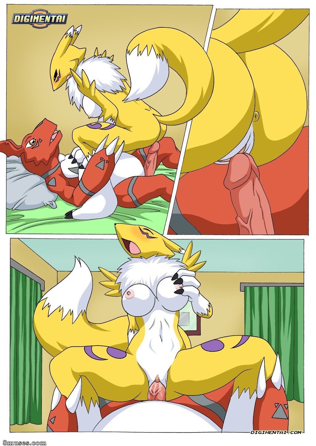 Digihentai Comics - O grande segredo de Renamon - Página 10
