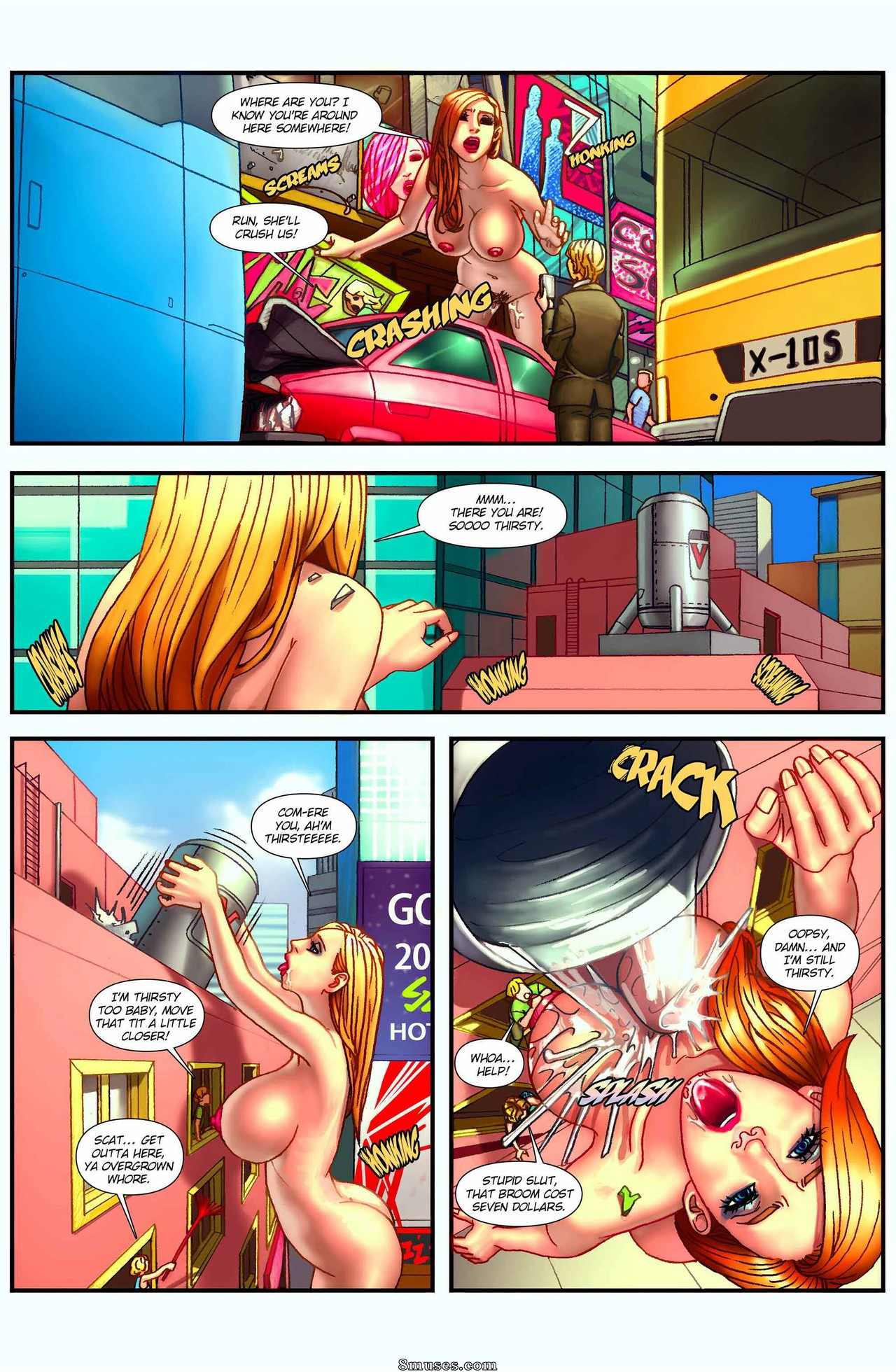 Giantess Club Comics - Conquistando a Broadway - Página 11