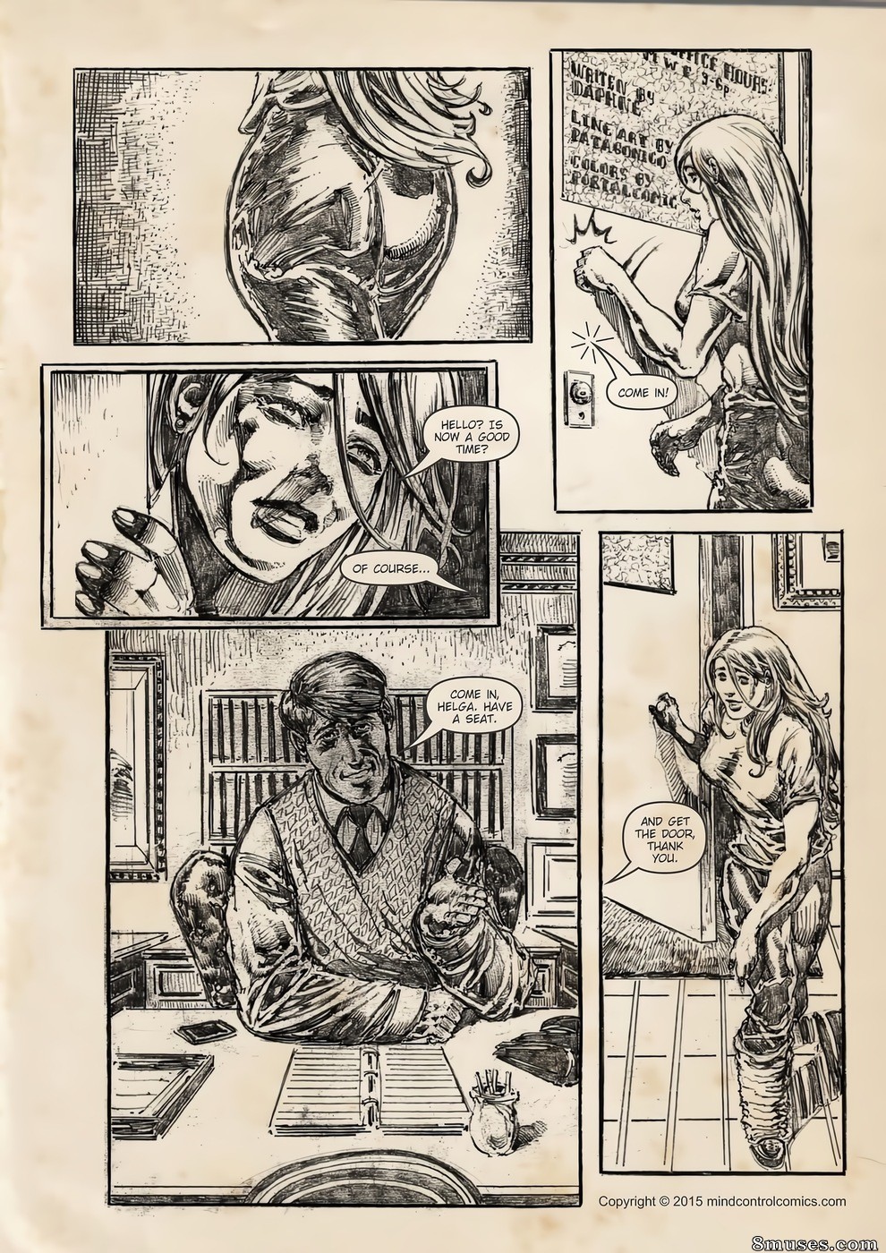 MCC Comics - Horário de trabalho - Página 1