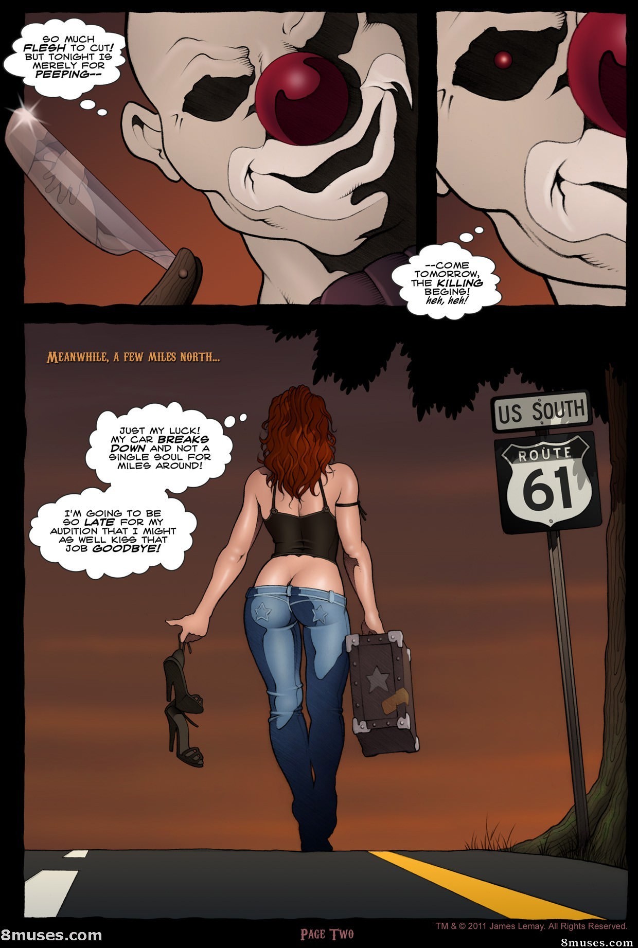 James Lemay Comics - Espetáculo secundário Ninfomaníaca - Página 3