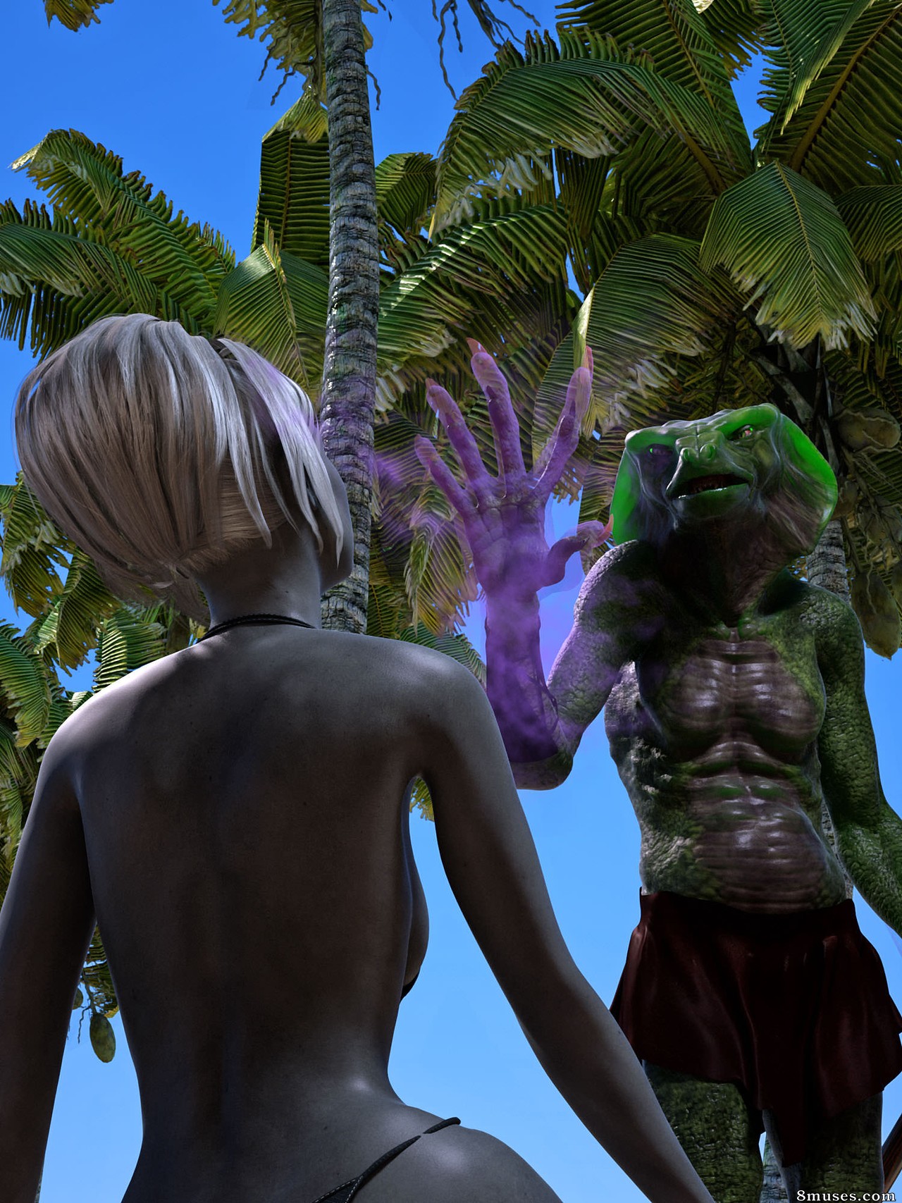 Hibbli3D - Cleric Chiana - Beach Day - Part 5 - Page 12