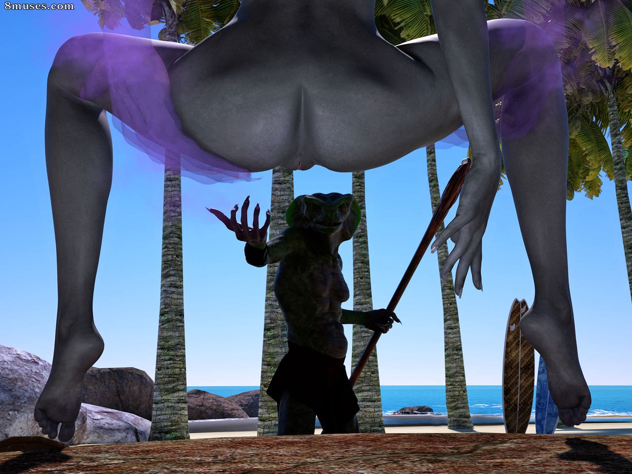 Hibbli3D - Cleric Chiana - Beach Day - Part 5 - Page 18