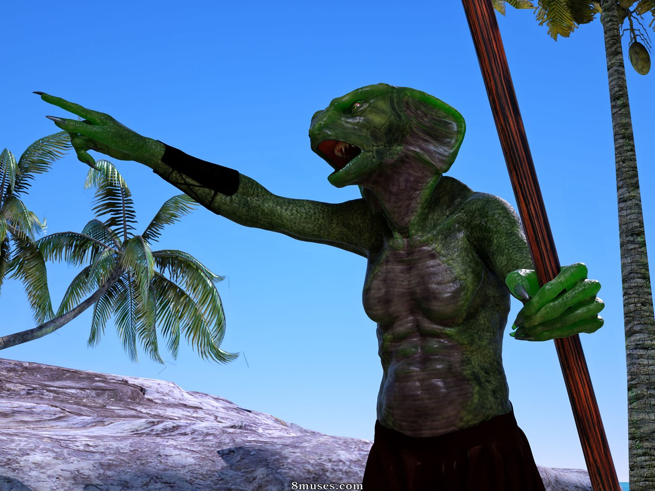 Hibbli3D - Cleric Chiana - Beach Day - Part 5 - Page 7