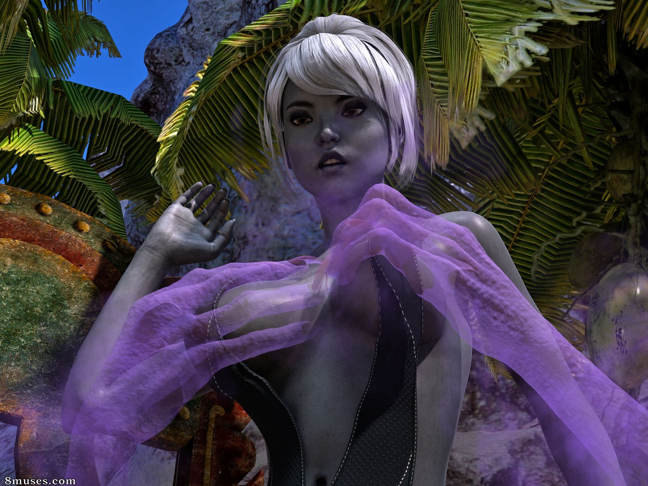 Hibbli3D - Cleric Chiana - Beach Day - Part 5 - Page 13