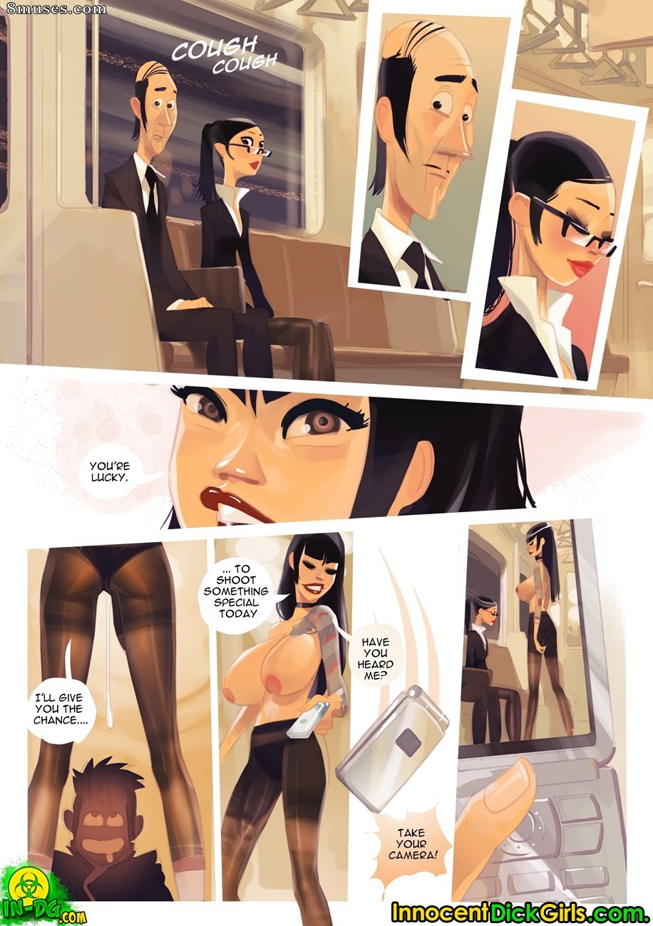 Innocent Dickgirls Comics - Filming in Shinjuku - Page 7