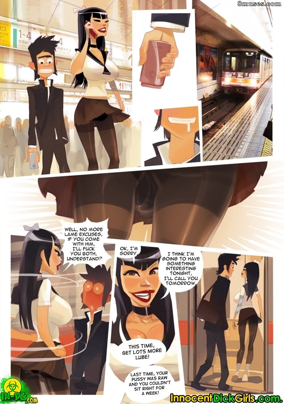 Innocent Dickgirls Comics - Filming in Shinjuku - Page 3