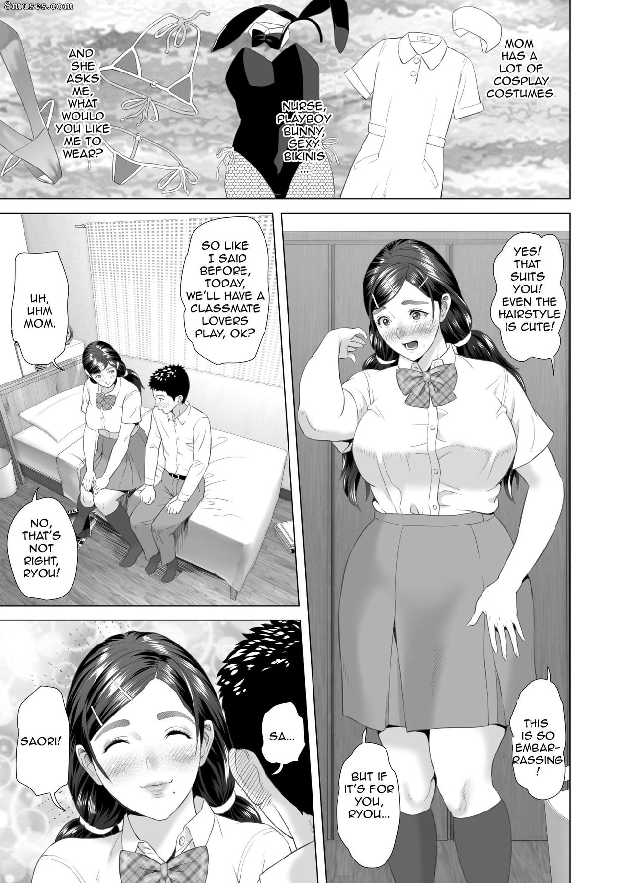Hyji - Haiji - Hy-dou - Kinjo Yuuwaku Musuko o Icha Love SEX Zuke ni Suru Haha Hen - Página 25