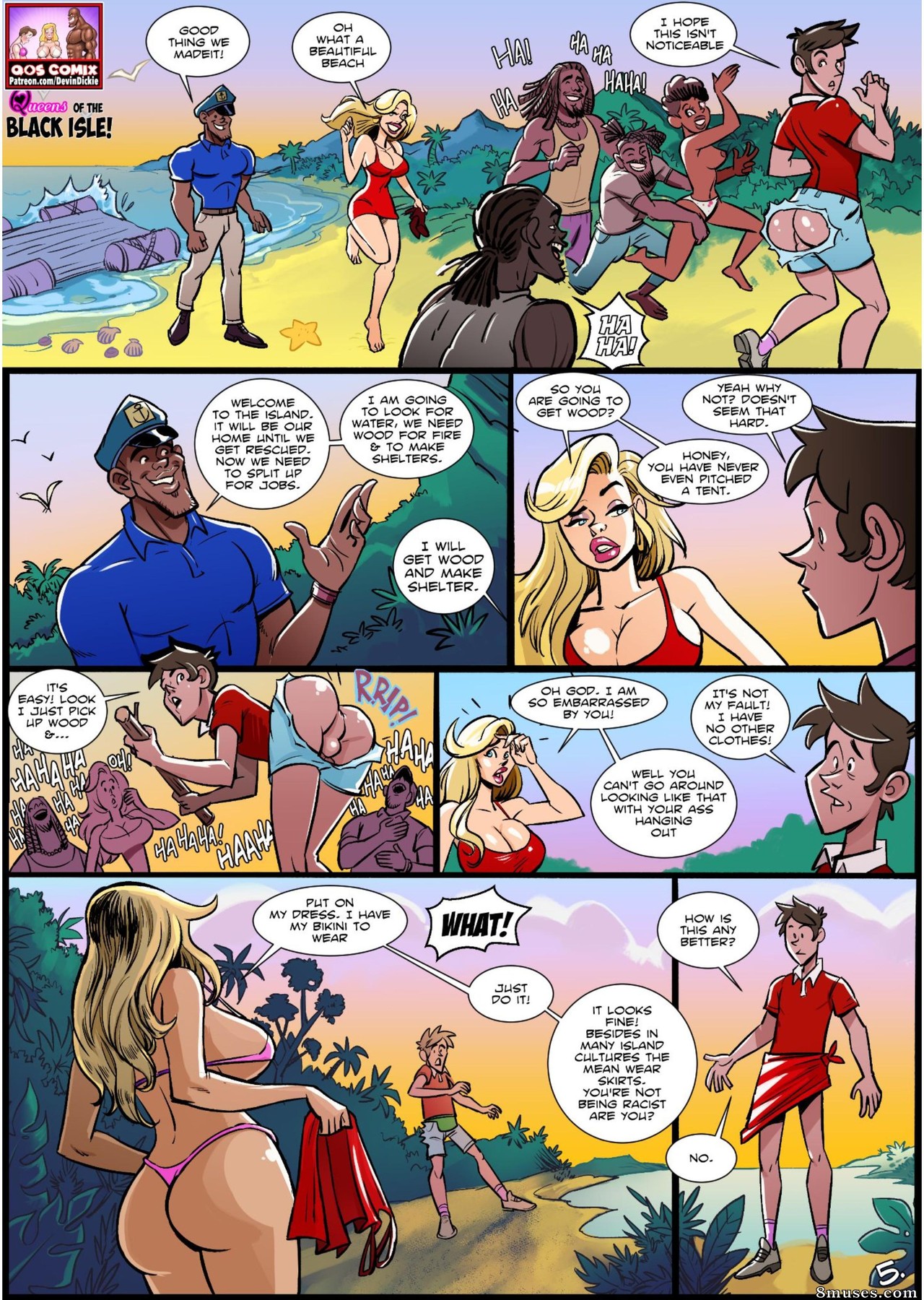 Devin Dickie Comics - Queens of the Black Isle - Page 6