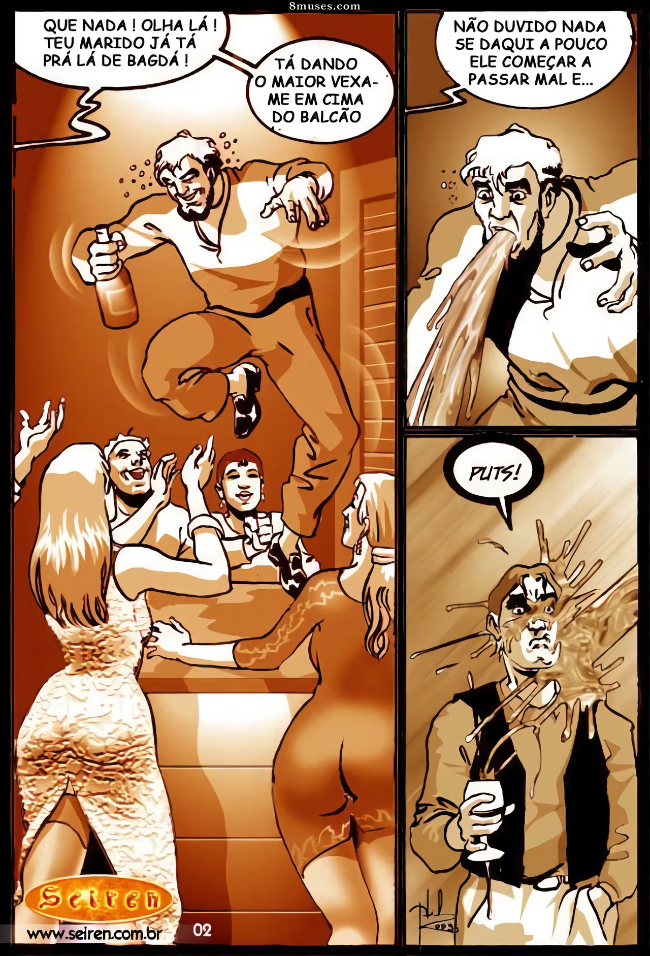 Seiren.com.br Comics - Fiesta de arrebato - Página 3