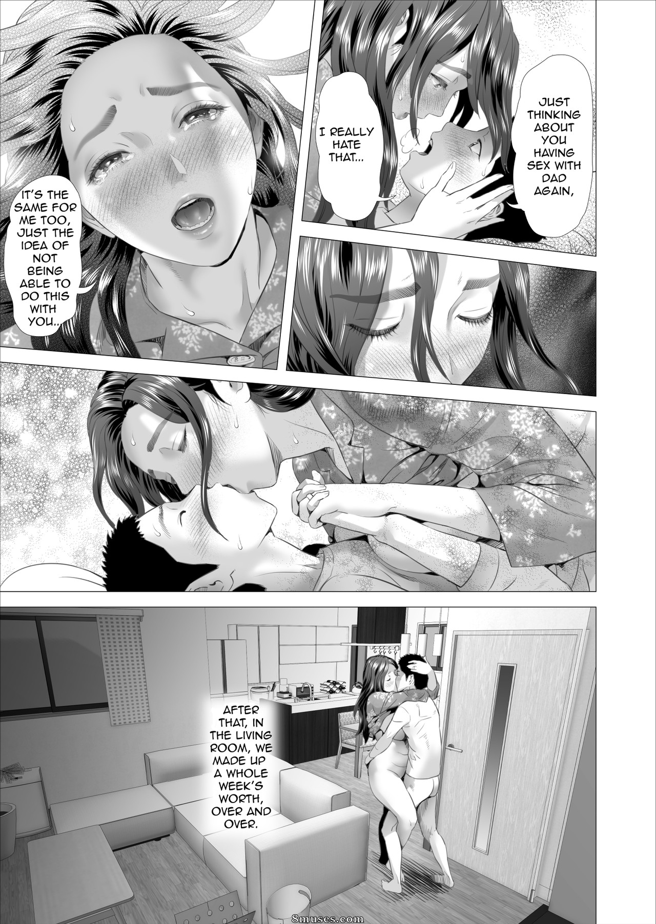 Hyji - Haiji - Hy-dou - Neighborhood Seduction - Son Making Love to his Mother Beside Her Husband - Page 17