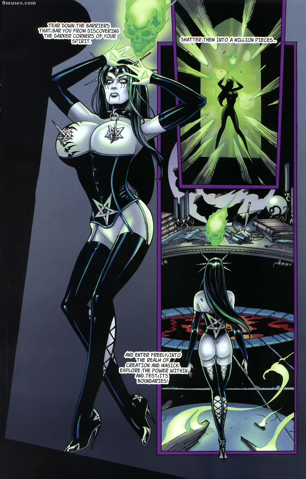 BroadSword Comics - Tarot - Witch of the Black Rose 048 - Page 8