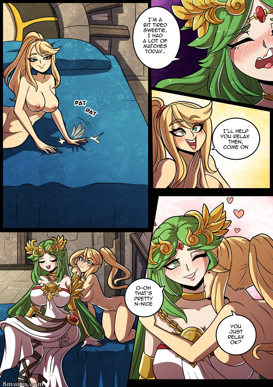 Kinkymation Comics - Filles de démolition - Chambre de Samus et Palutena ! - Page 4