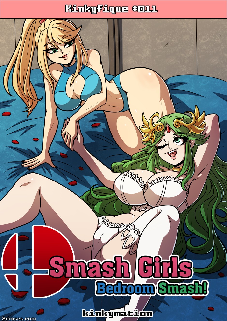 Kinkymation Comics - Filles de démolition - Chambre de Samus et Palutena ! - Page 1