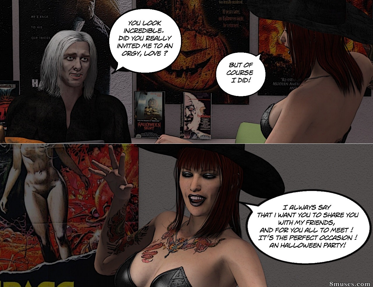 DarkCowboy Comics - The Halloween Orgy - Page 11