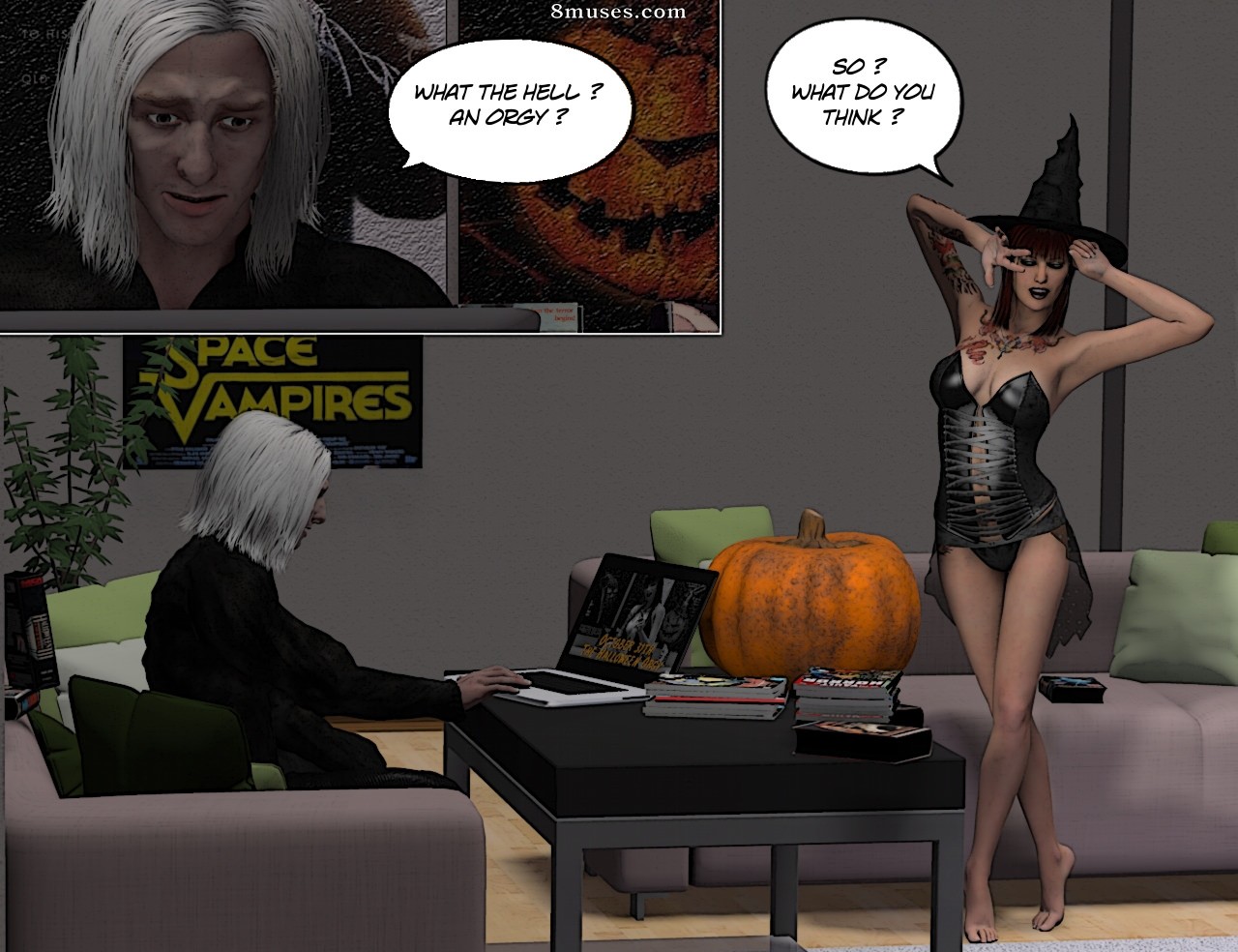 DarkCowboy Comics - The Halloween Orgy - Page 10