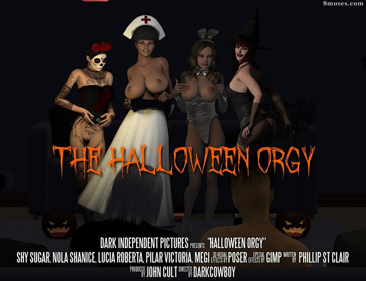 DarkCowboy Comics - The Halloween Orgy - Page 1