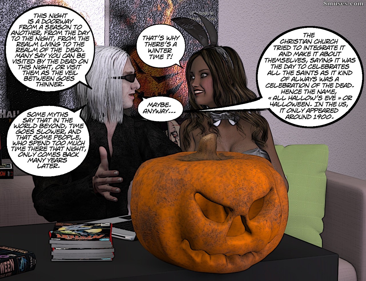 Page 18 | Various-Authors/DarkCowboy-Comics/The-Halloween-Orgy | 8muses -  Sex Comics