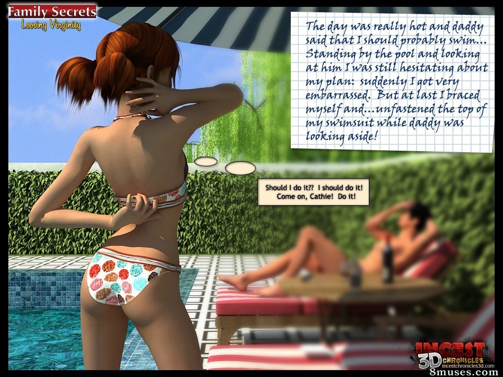 IncestChronicles3D Comics - Secretos familiares. Perdiendo la virginidad - Página 9