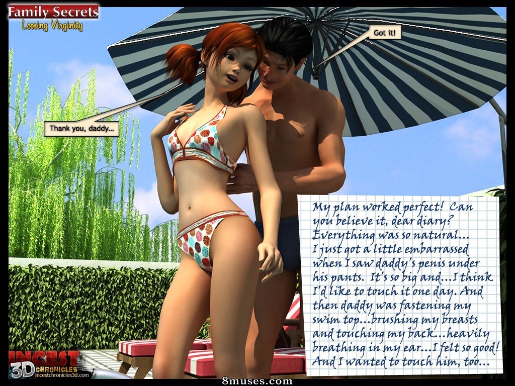 IncestChronicles3D Comics - Family Secrets. Loosing Virginity - Page 12