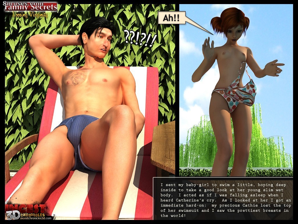 IncestChronicles3D Comics - Family Secrets. Loosing Virginity - Page 10
