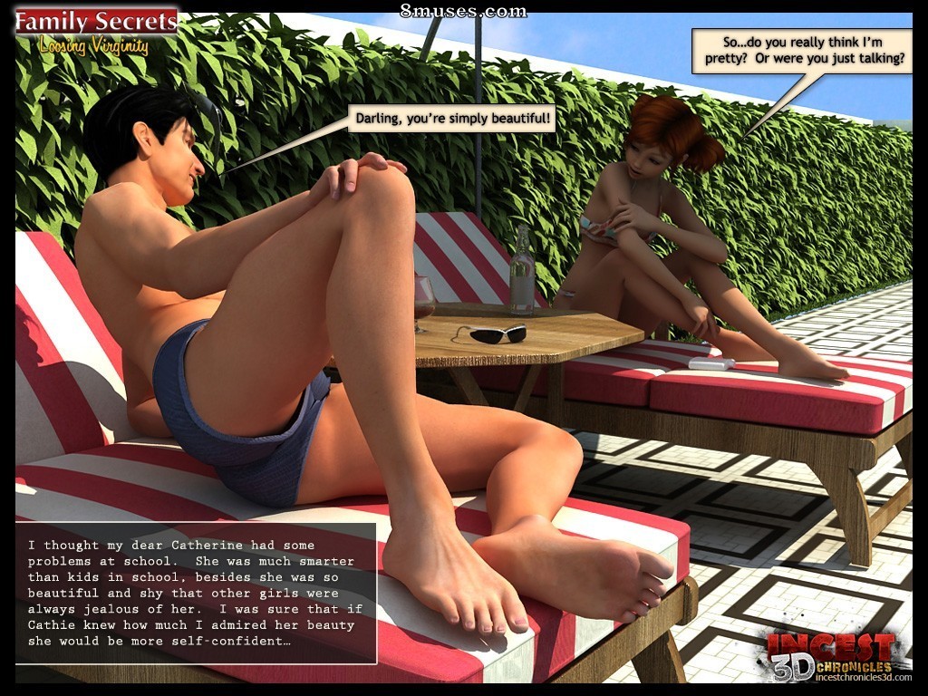 IncestChronicles3D Comics - Segredos familiares. Perdendo a virgindade - Página 8