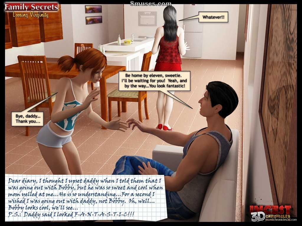 IncestChronicles3D Comics - Secretos familiares. Perdiendo la virginidad - Página 41
