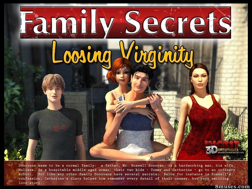 IncestChronicles3D Comics - Segredos familiares. Perdendo a virgindade - Página 1