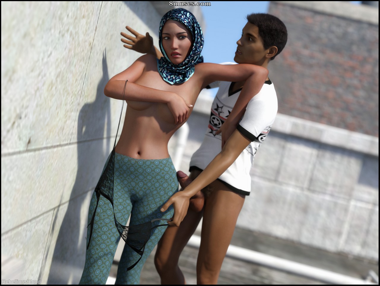 Hijab 3DX - LoseKorntrol - Busted And Entertained - Page 22