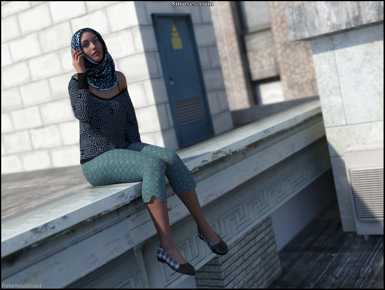 Hijab 3DX - LoseKorntrol - Busted And Entertained - Page 4