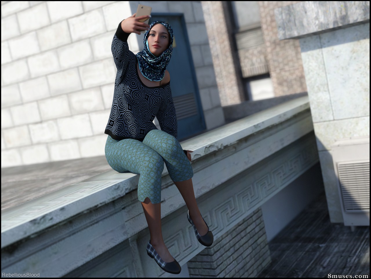 Hijab 3DX - LoseKorntrol - Busted And Entertained - Page 5