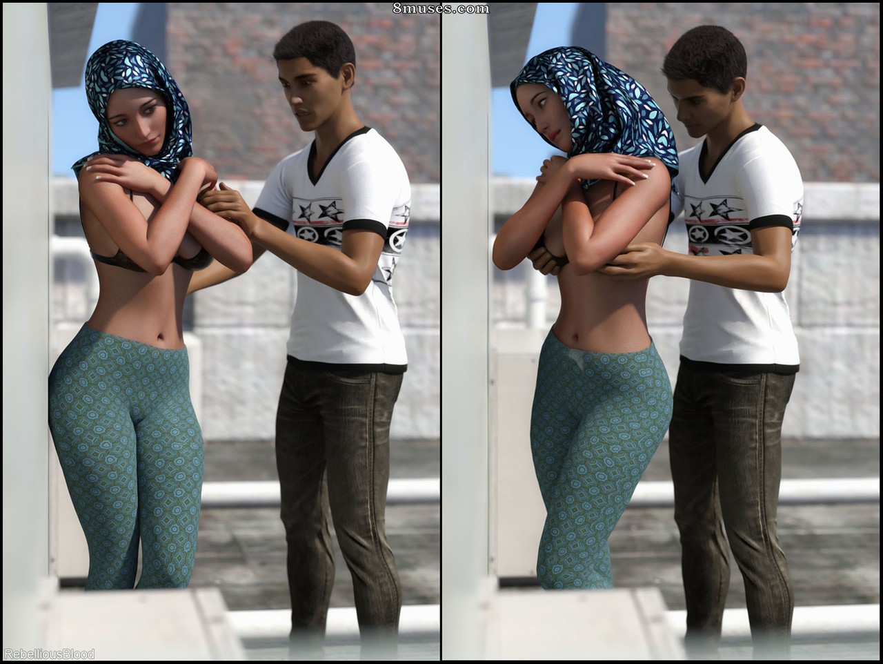 Hijab 3DX - LoseKorntrol - Démasqué et divertie - Page 15