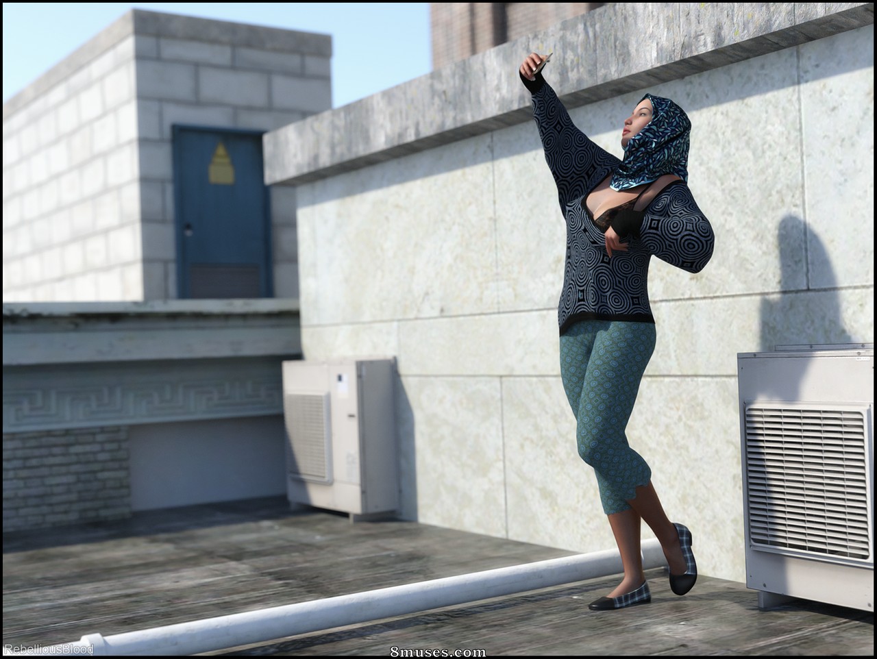 Hijab 3DX - LoseKorntrol - Busted And Entertained - Page 7