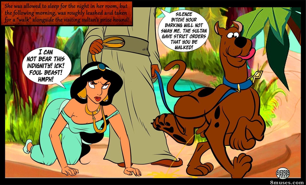 Everfire Comics - Princesa Jasmine se reproduce con Scooby Doo - Página 4