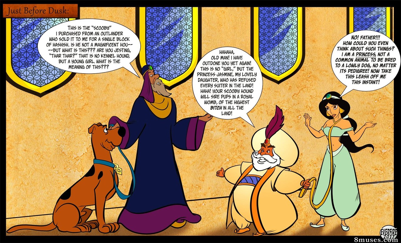 Everfire Comics - Princesa Jasmine se reproduce con Scooby Doo - Página 2