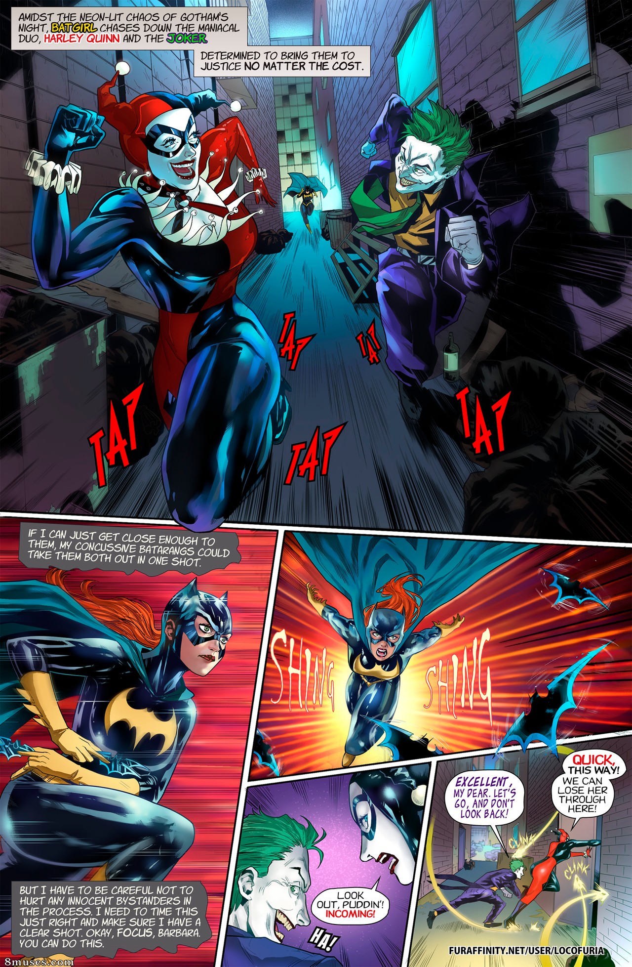 Locofuria Comics - The Joke's on Batgirl - Page 4