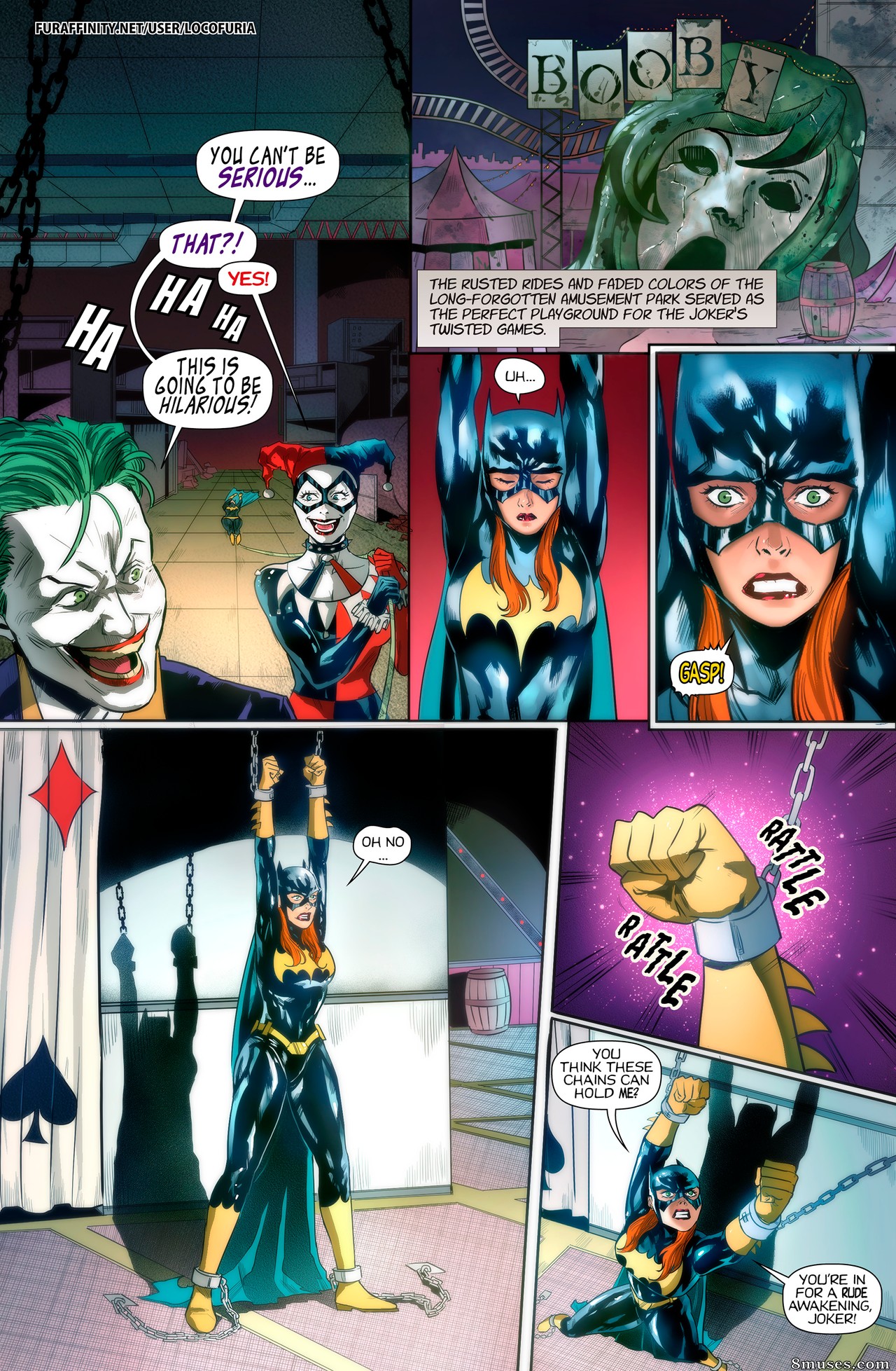 Locofuria Comics - The Joke's on Batgirl - Page 8