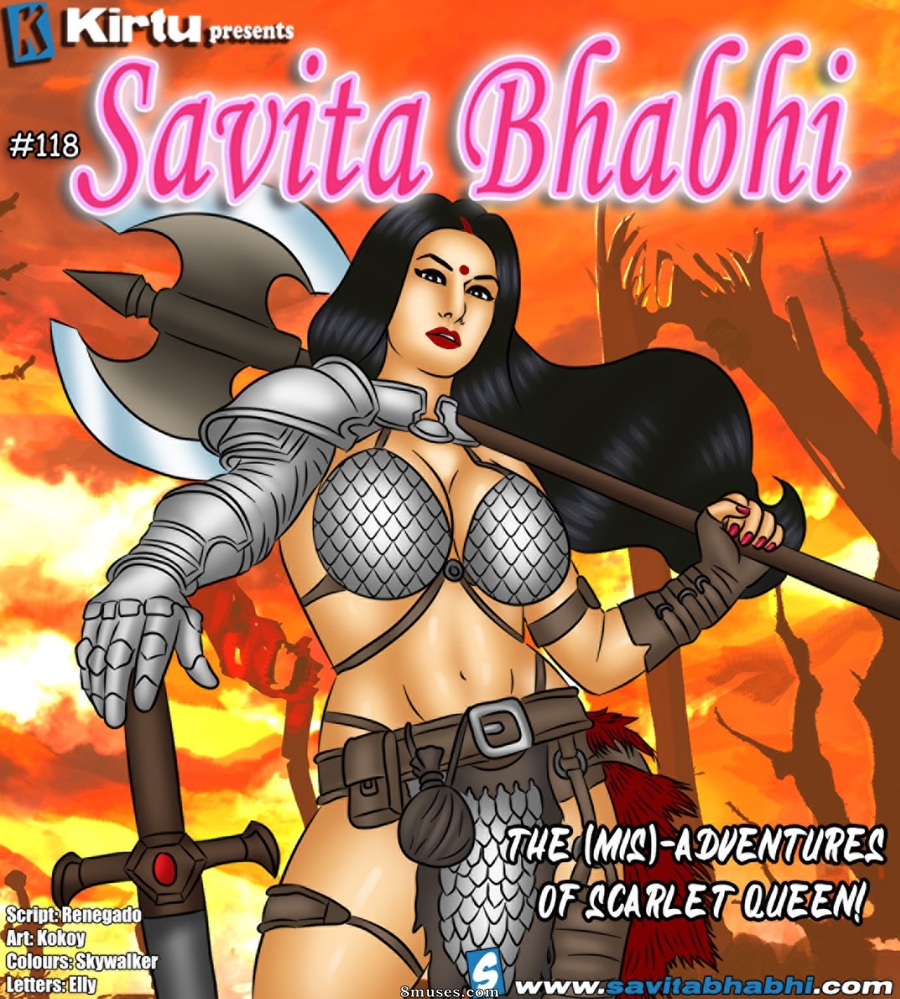 Kirtu.com Comics - Savita Bhabhi - Épisode 118 - Les mésaventures de la Reine écarlate - Page 1