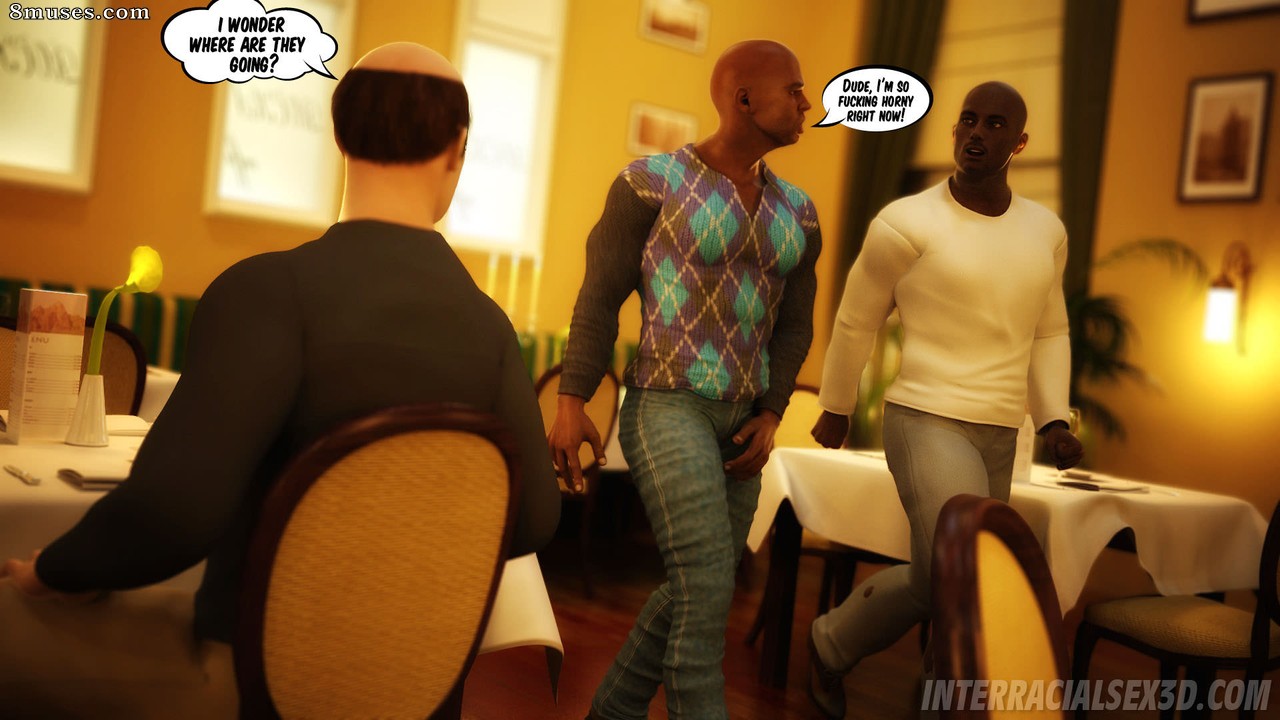 InterracialSex3D.com Comics - Aniversário de casamento - Página 9