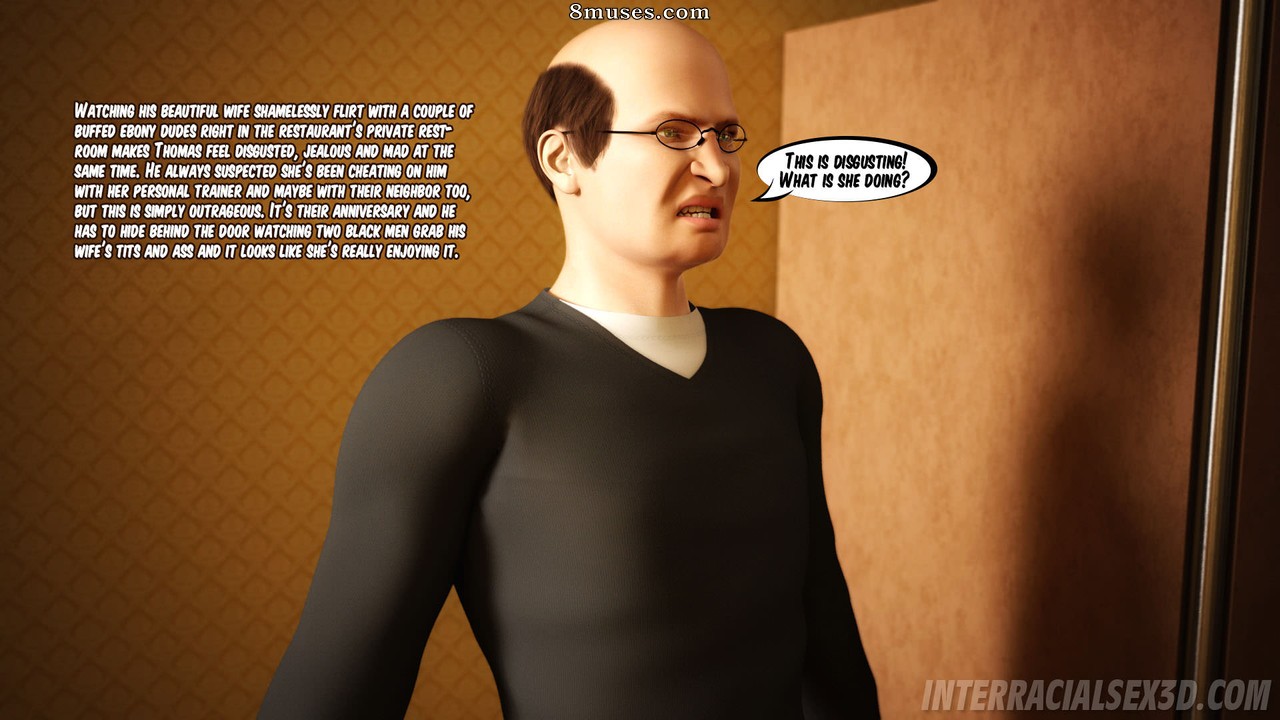 InterracialSex3D.com Comics - Aniversário de casamento - Página 11