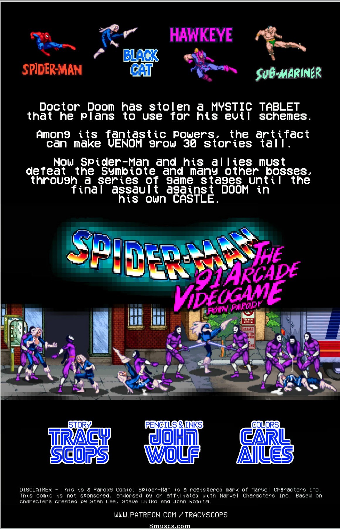 Tracy Scops Comics - John Wolf - Spider-Man the '91 Arcade Video Game - Page 2