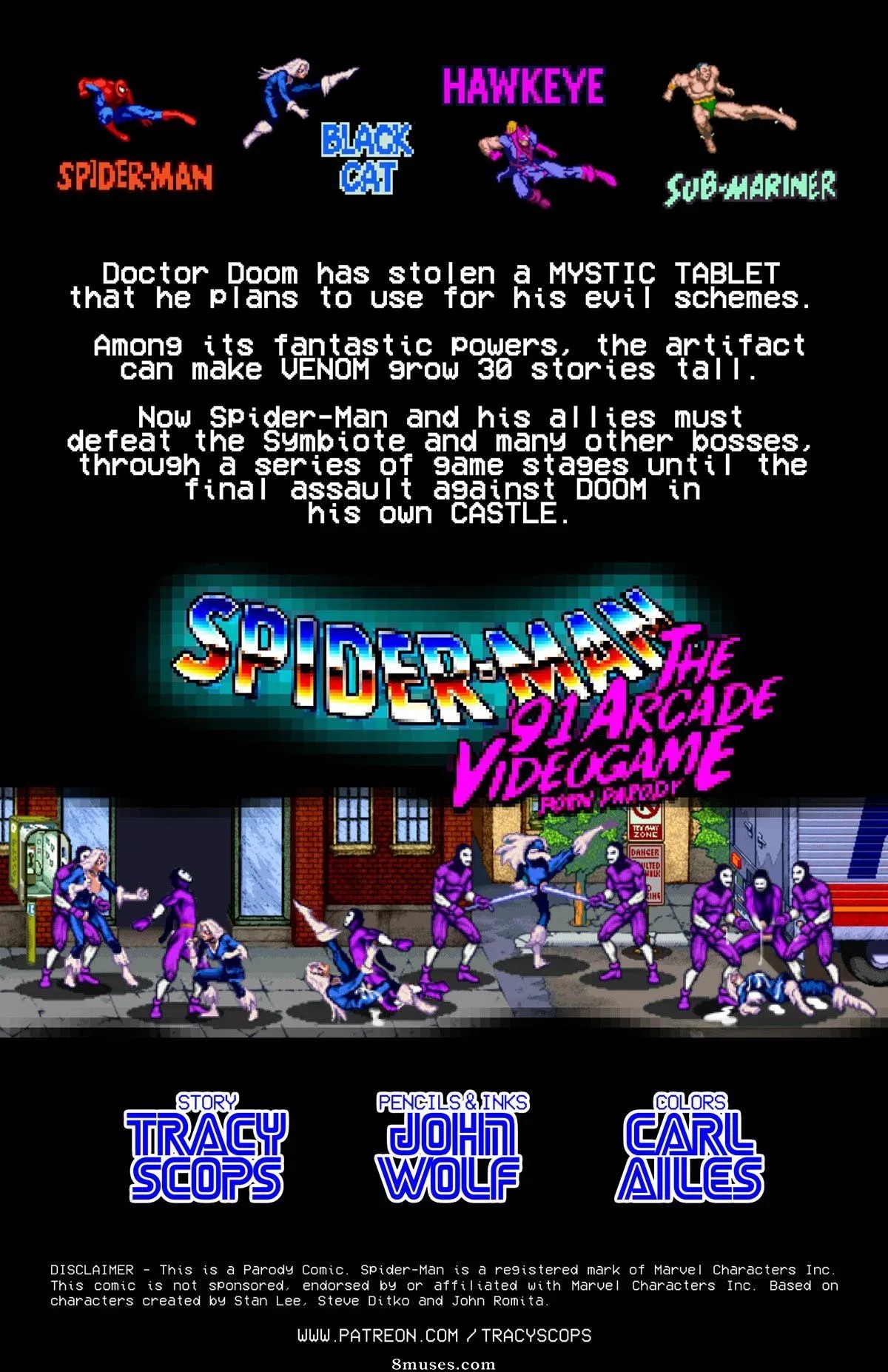 Tracy Scops Comics - John Wolf - Spider-Man o jogo de vídeo arcade de '91 - Página 13
