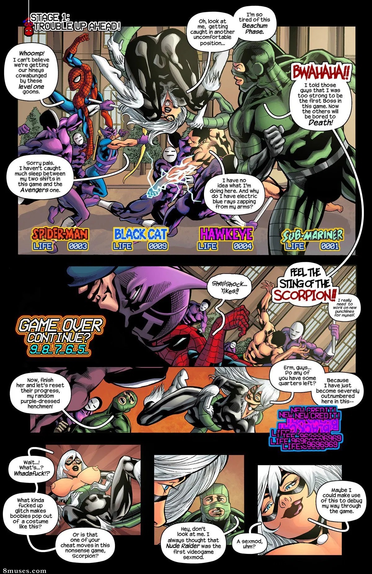 Tracy Scops Comics - John Wolf - Spider-Man the '91 Arcade Video Game - Page 14